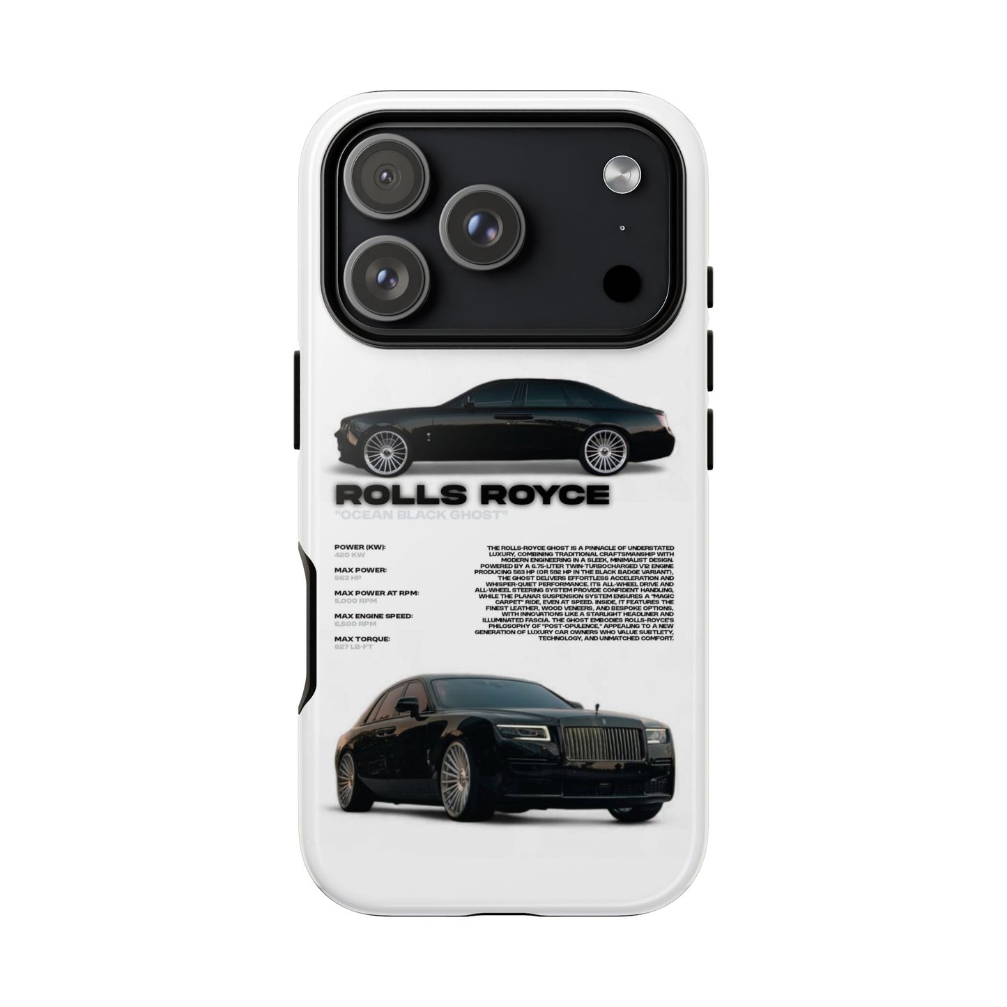 "Ocean Black Ghost" Sturdy Case