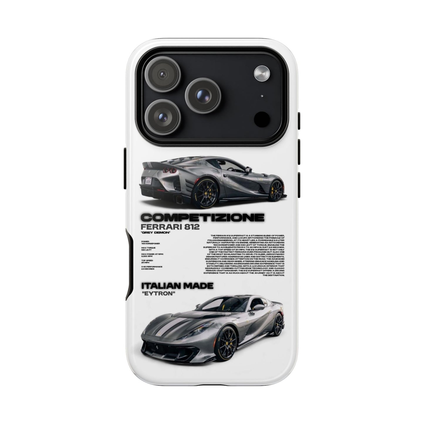 "Grey Demon" Sturdy Case
