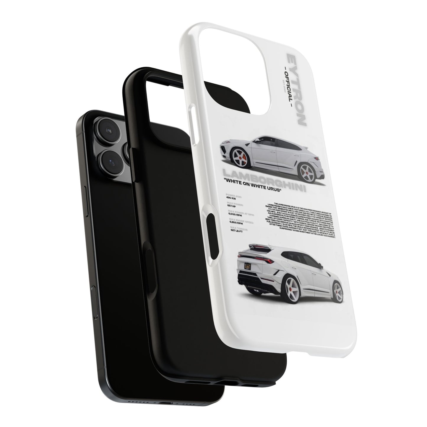 "White On White Urus" Sturdy Case