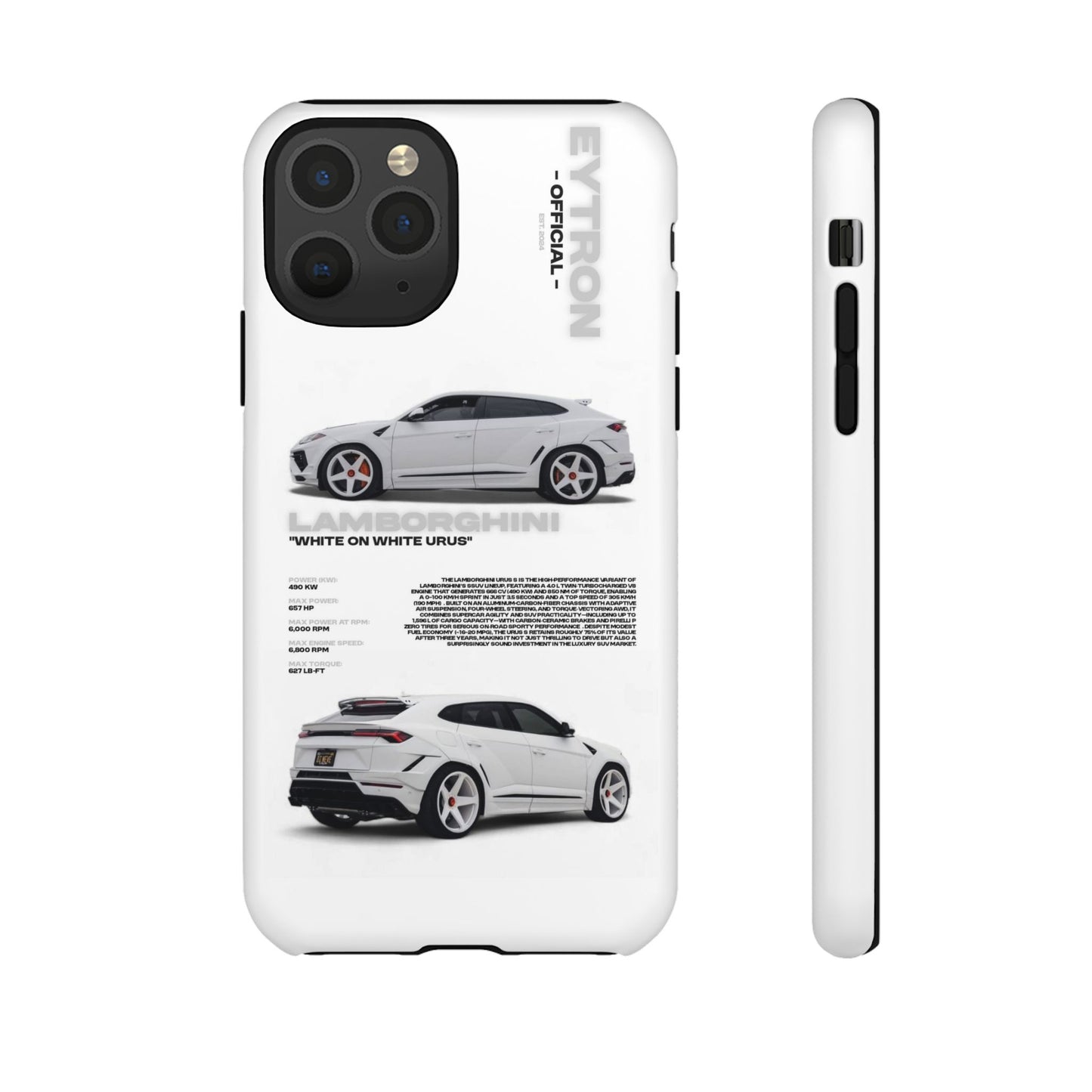 "White On White Urus" Sturdy Case