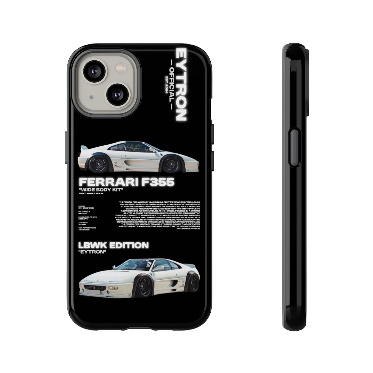 "Fiery White Moon" Sturdy Case