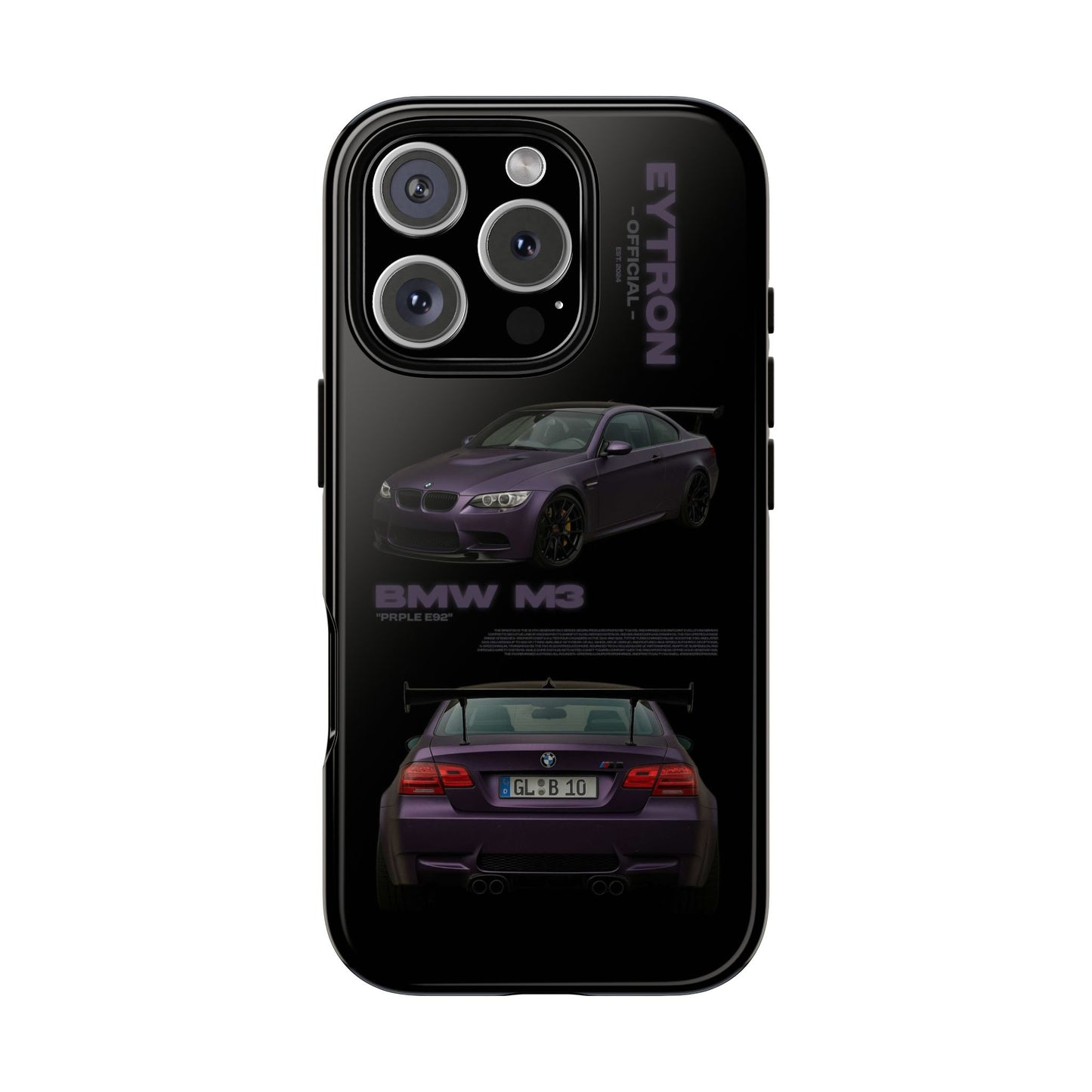 "PRPLE E92" Sturdy Case