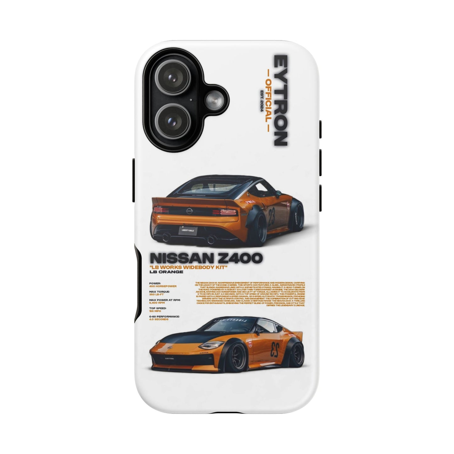 "LB Orange" Sturdy Case