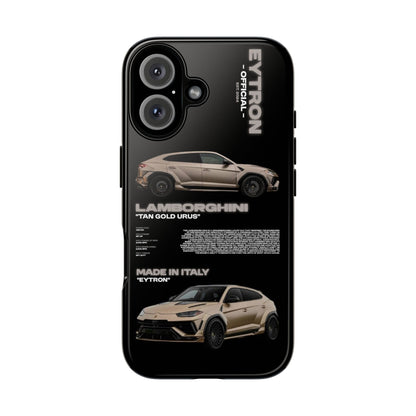 "Tan Gold Urus" Sturdy Case