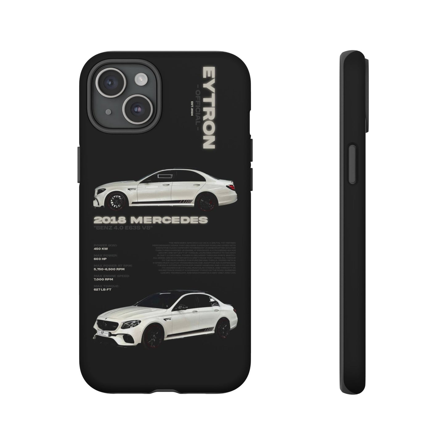 "Benz 4.0 E63S V8" Sturdy Case