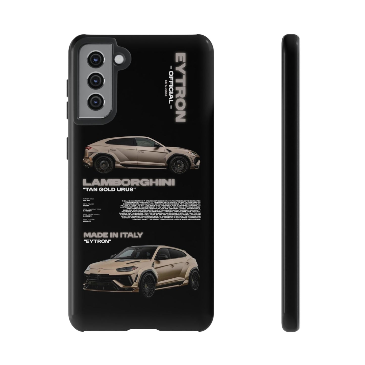 "Tan Gold Urus" Sturdy Case