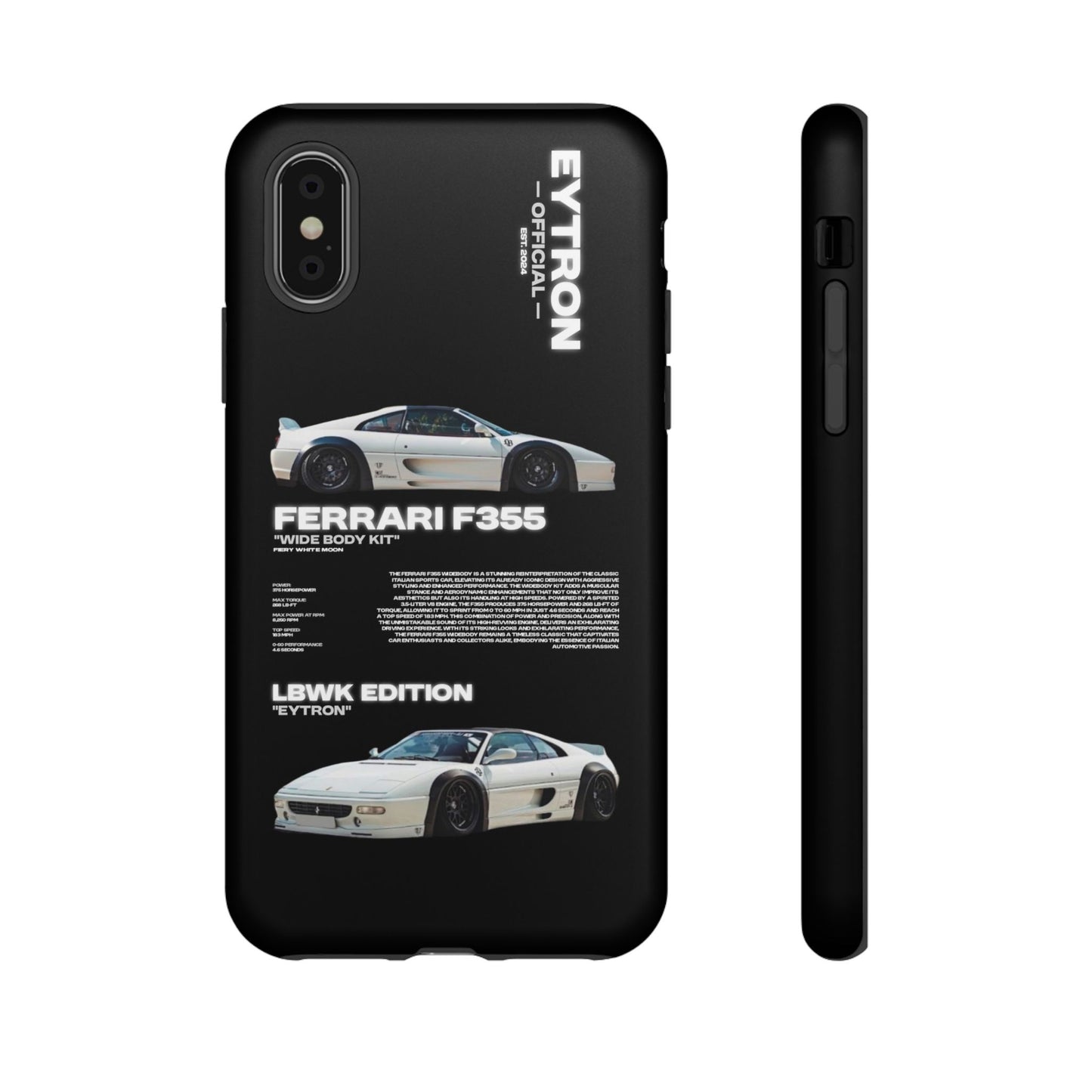 "Fiery White Moon" Sturdy Case