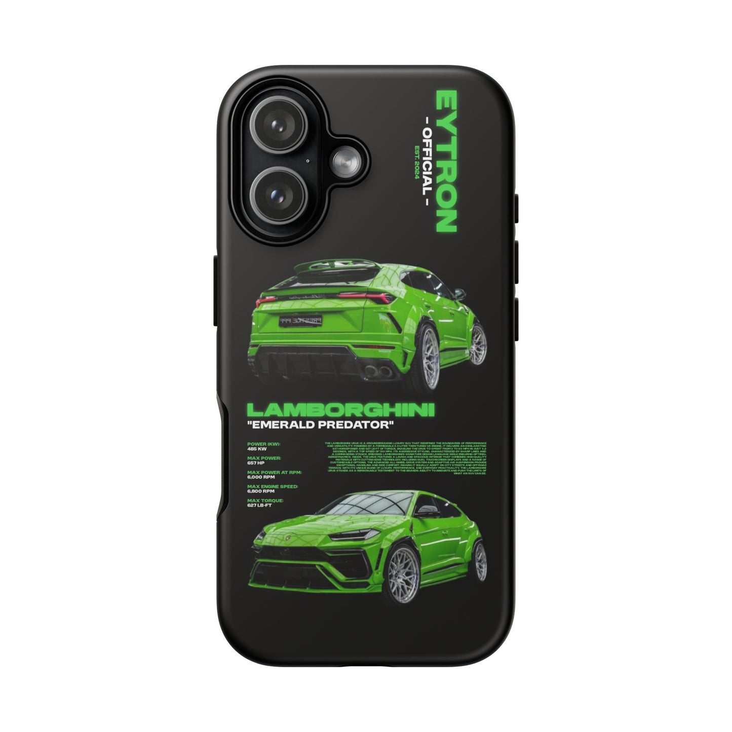 "Emerald Predator" Sturdy Case