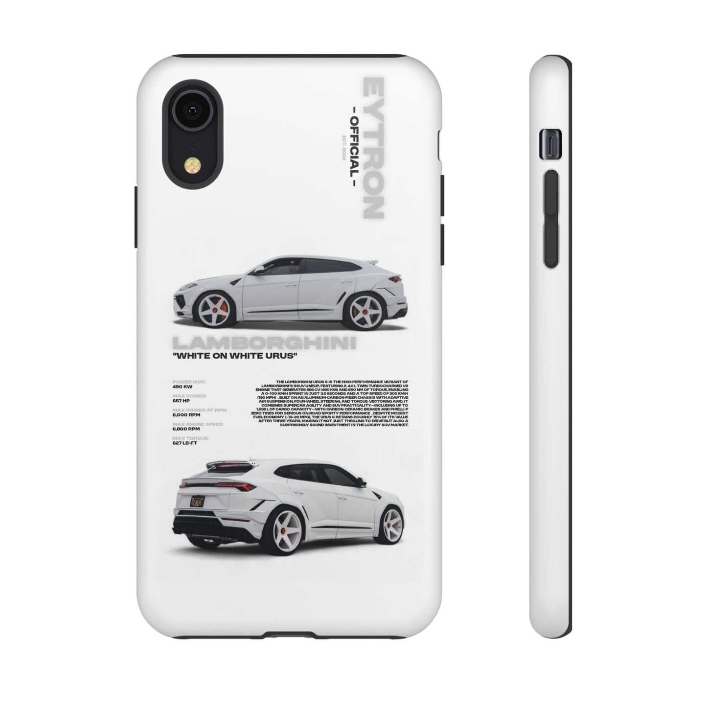 "White On White Urus" Sturdy Case