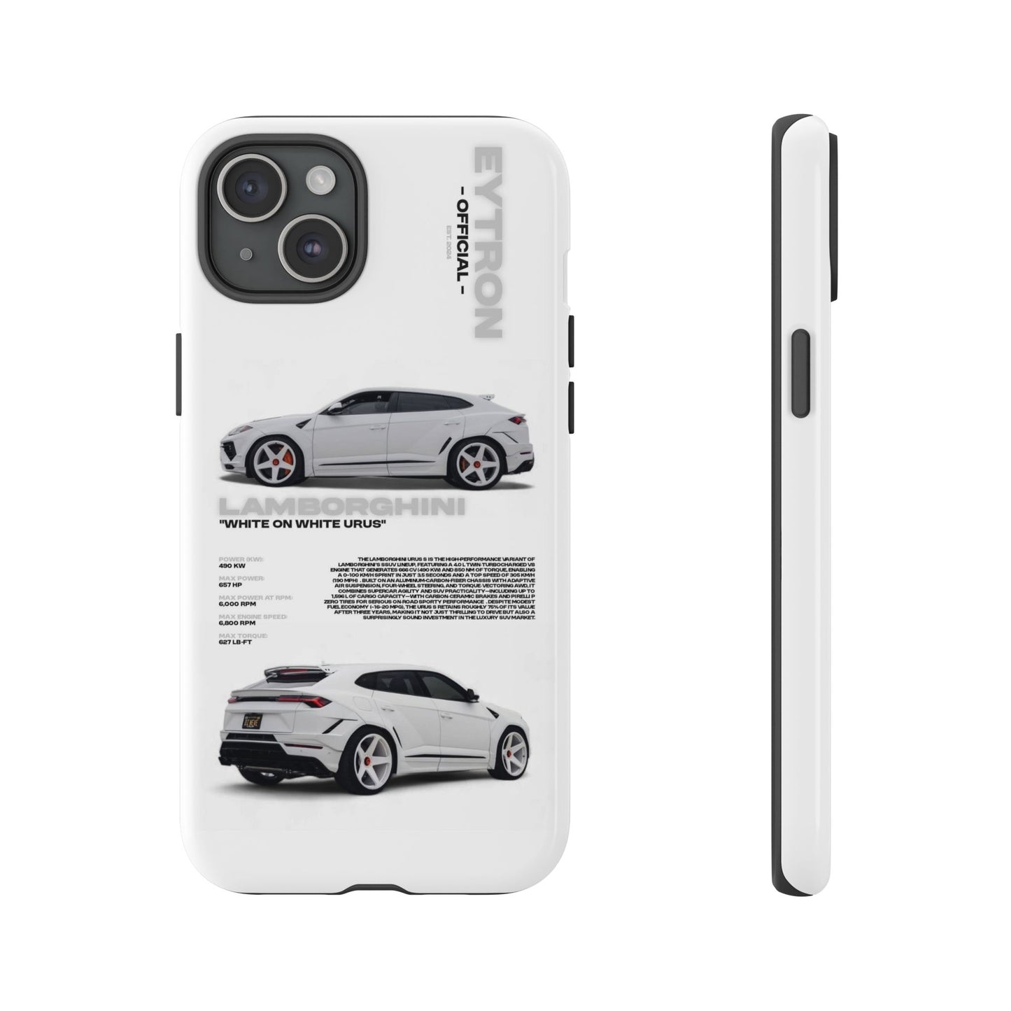 "White On White Urus" Sturdy Case