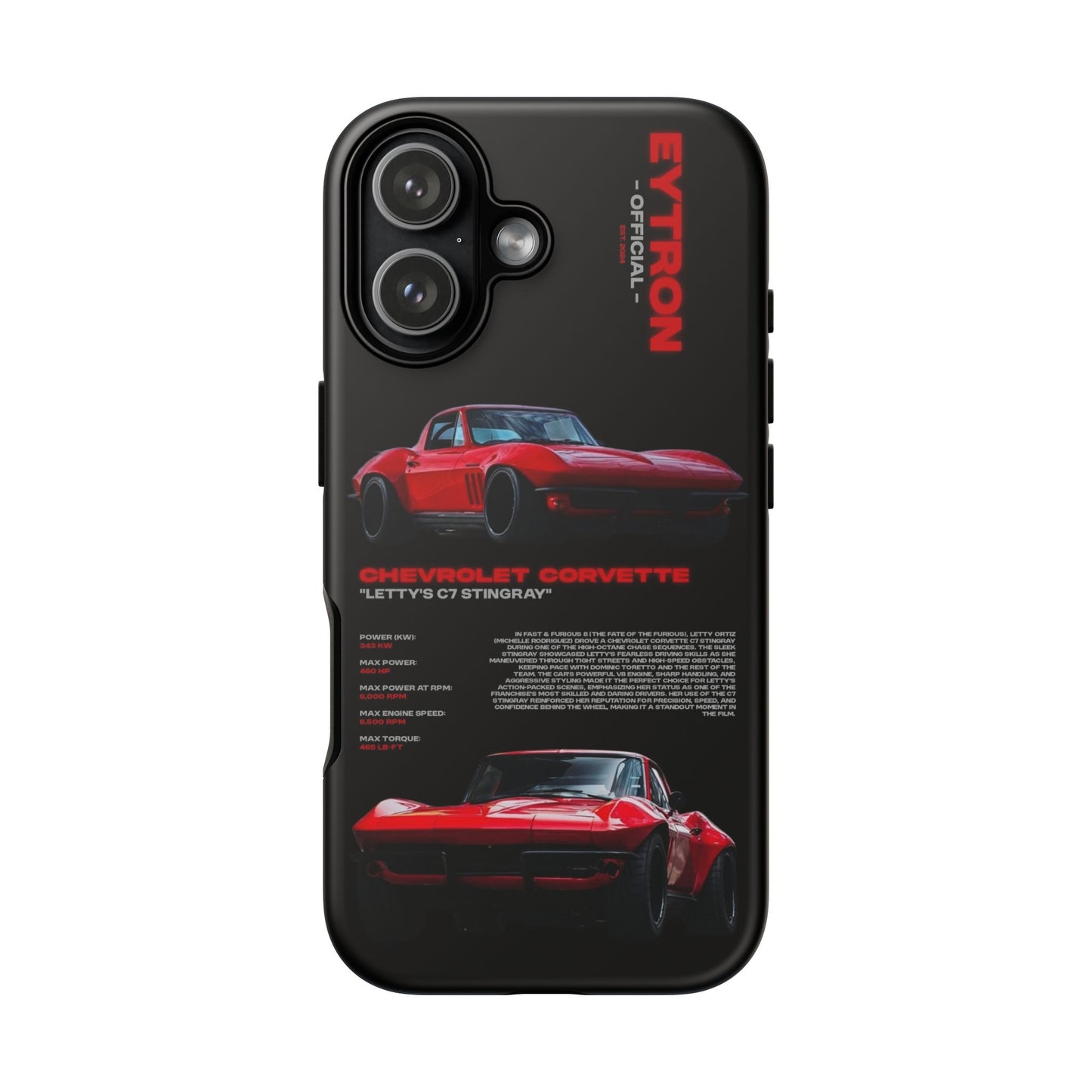 "Letty's C7 Stingray" Sturdy Case