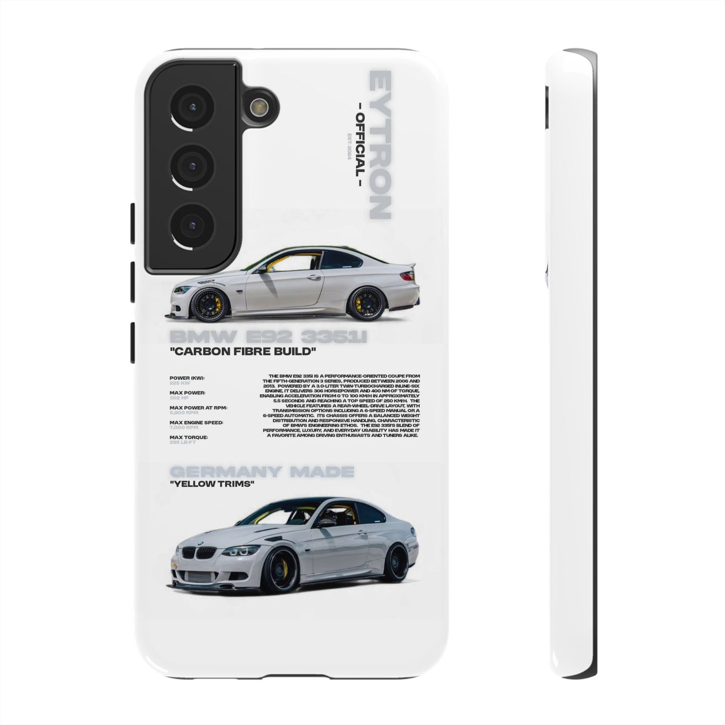 "Carbon E92" Sturdy Case