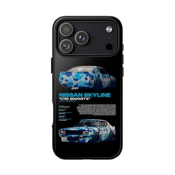 "Blue Camo Bape" Sturdy Case