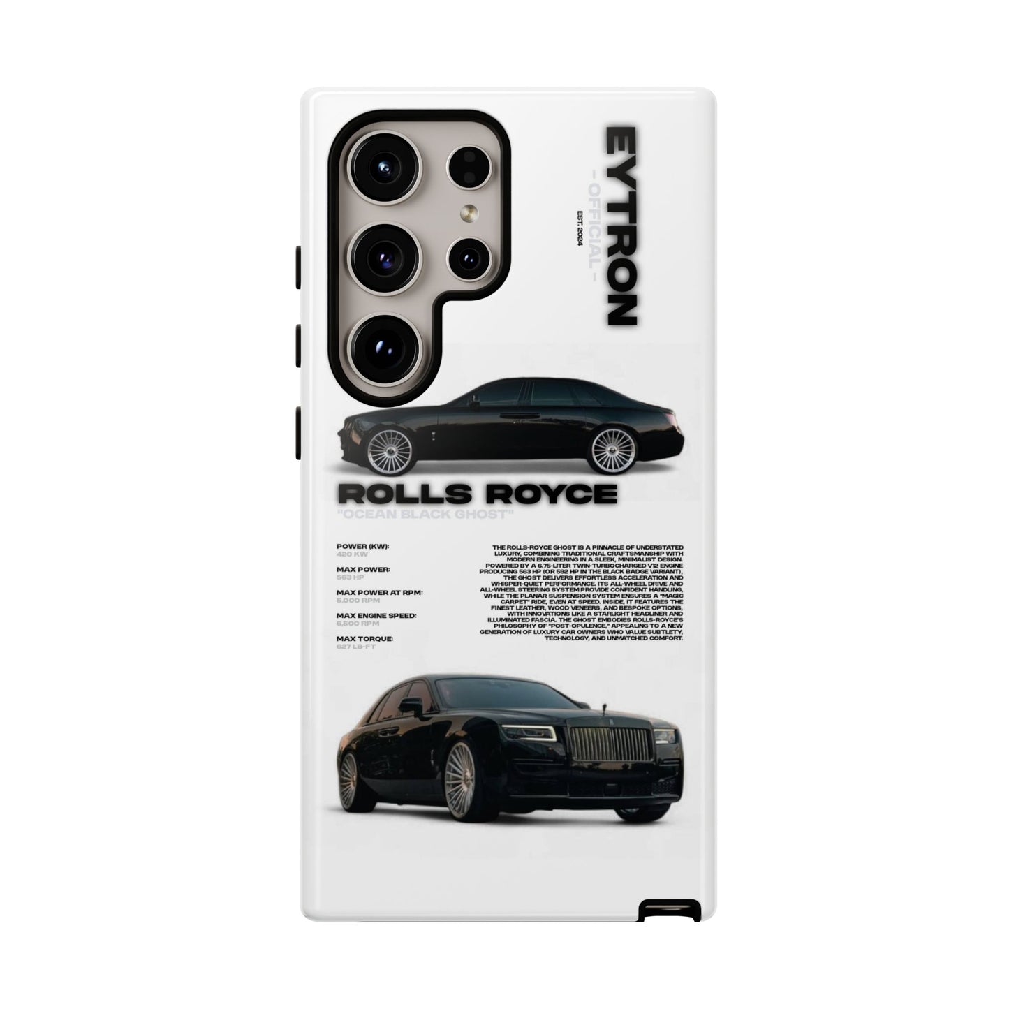 "Ocean Black Ghost" Sturdy Case