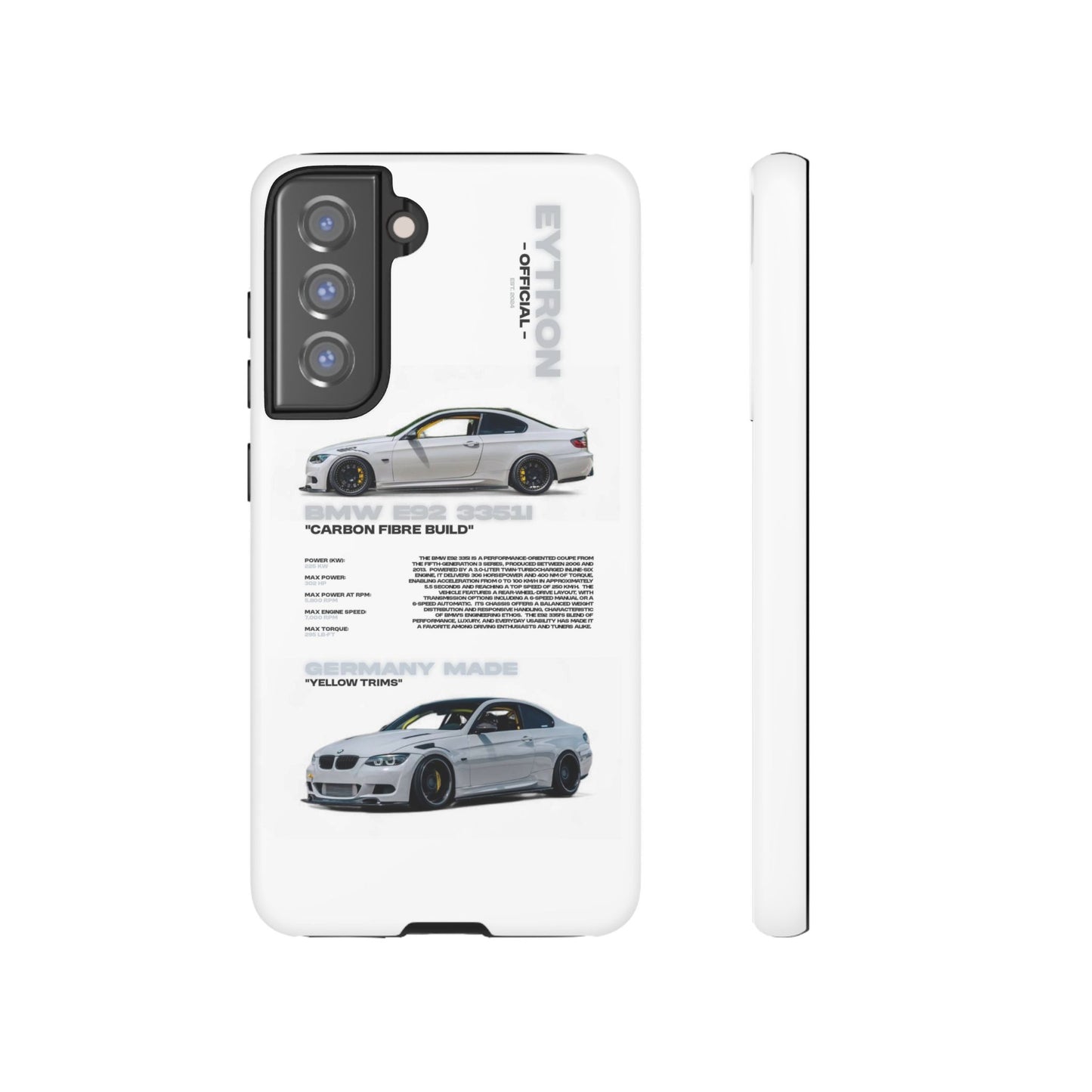 "Carbon E92" Sturdy Case