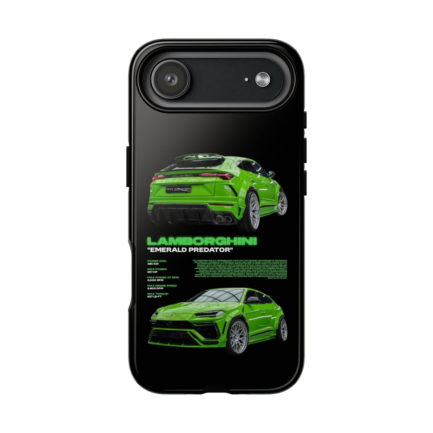"Emerald Predator" Sturdy Case