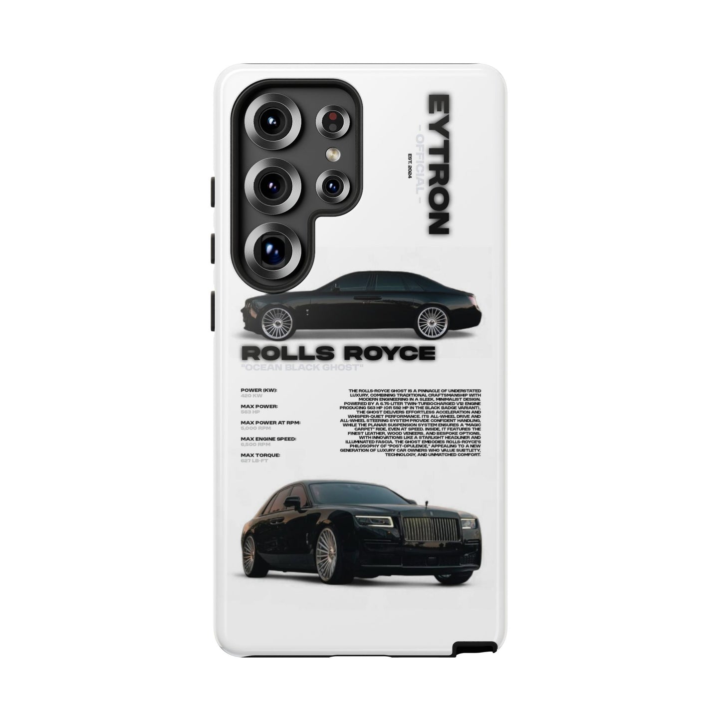 "Ocean Black Ghost" Sturdy Case