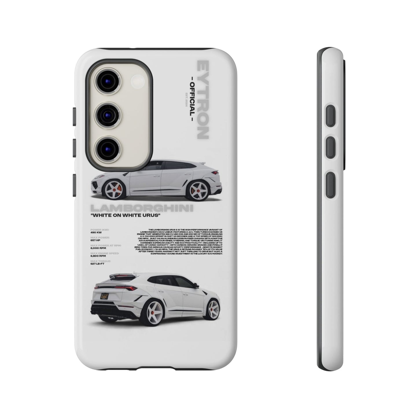 "White On White Urus" Sturdy Case