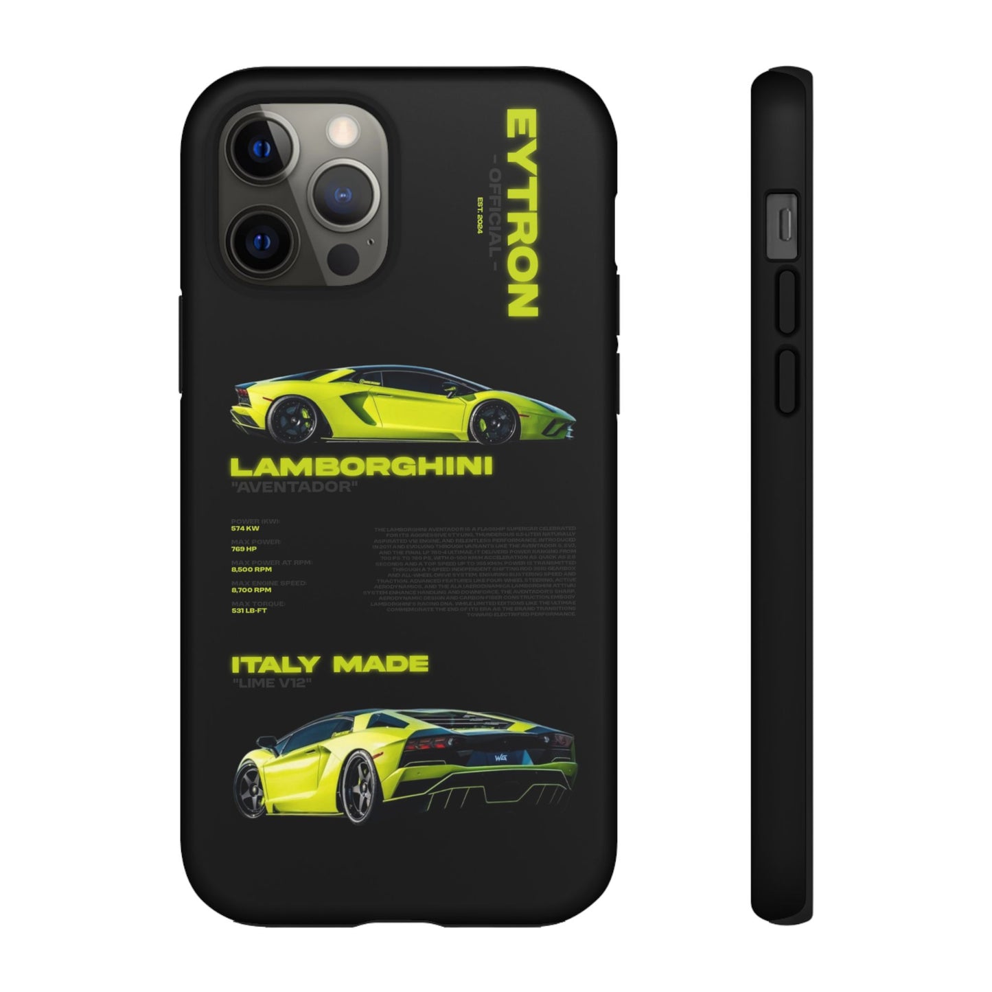 "Lime Bull" Sturdy Case