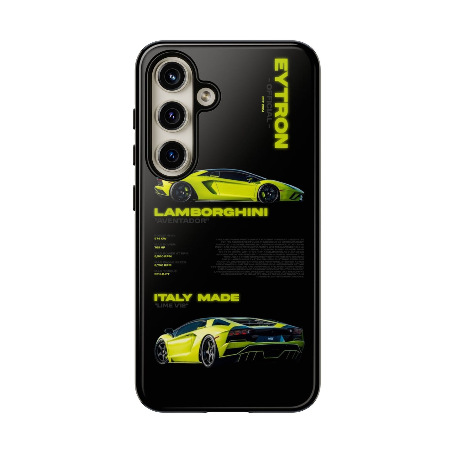 "Lime Bull" Sturdy Case