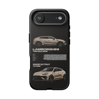 "Tan Gold Urus" Sturdy Case