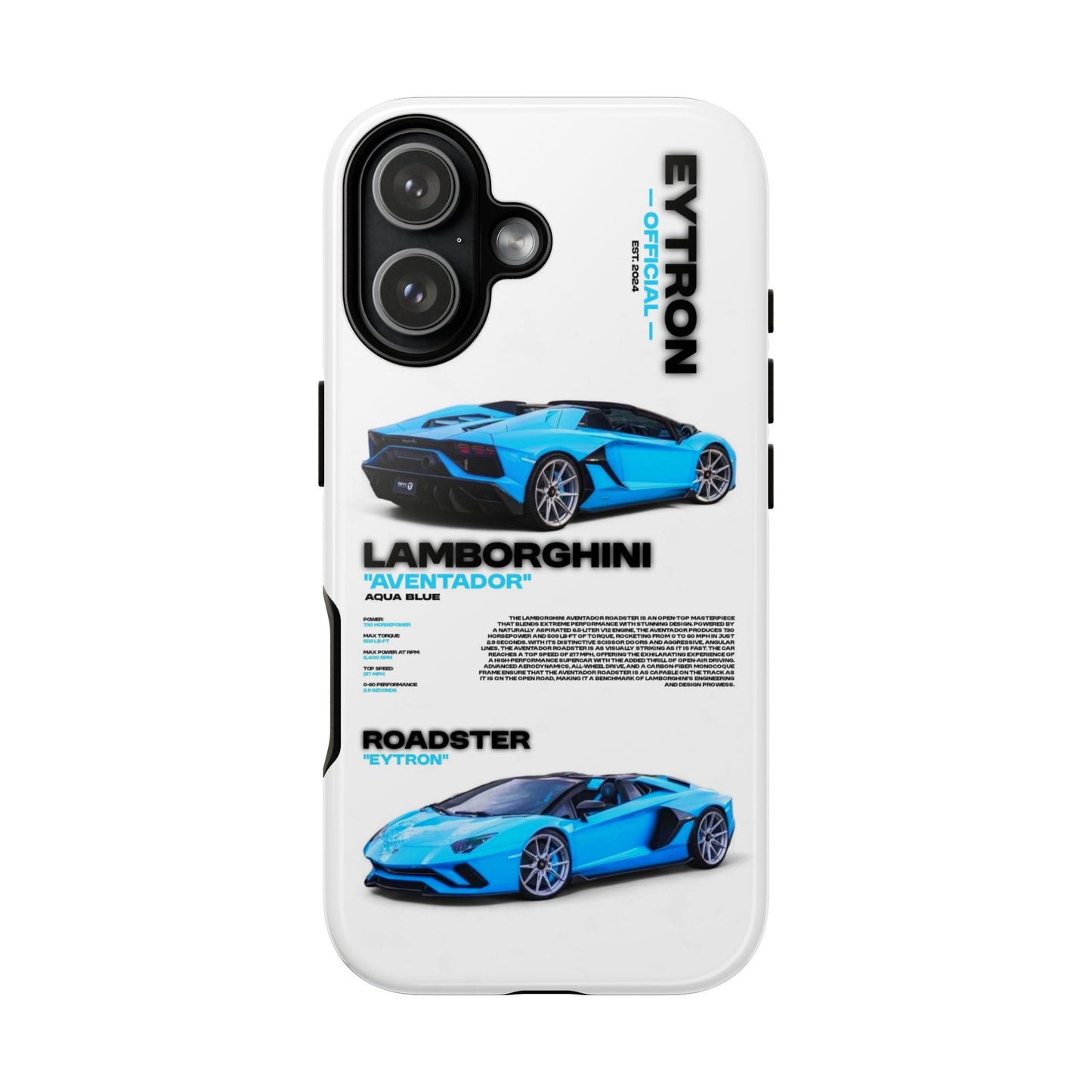 "Aqua Blue" Sturdy Case