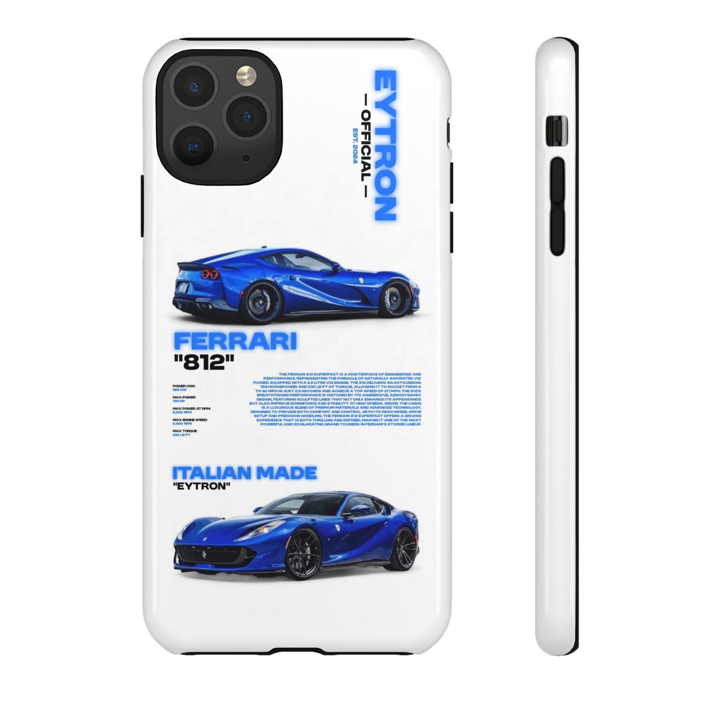 "Blue Thunder" Sturdy Case