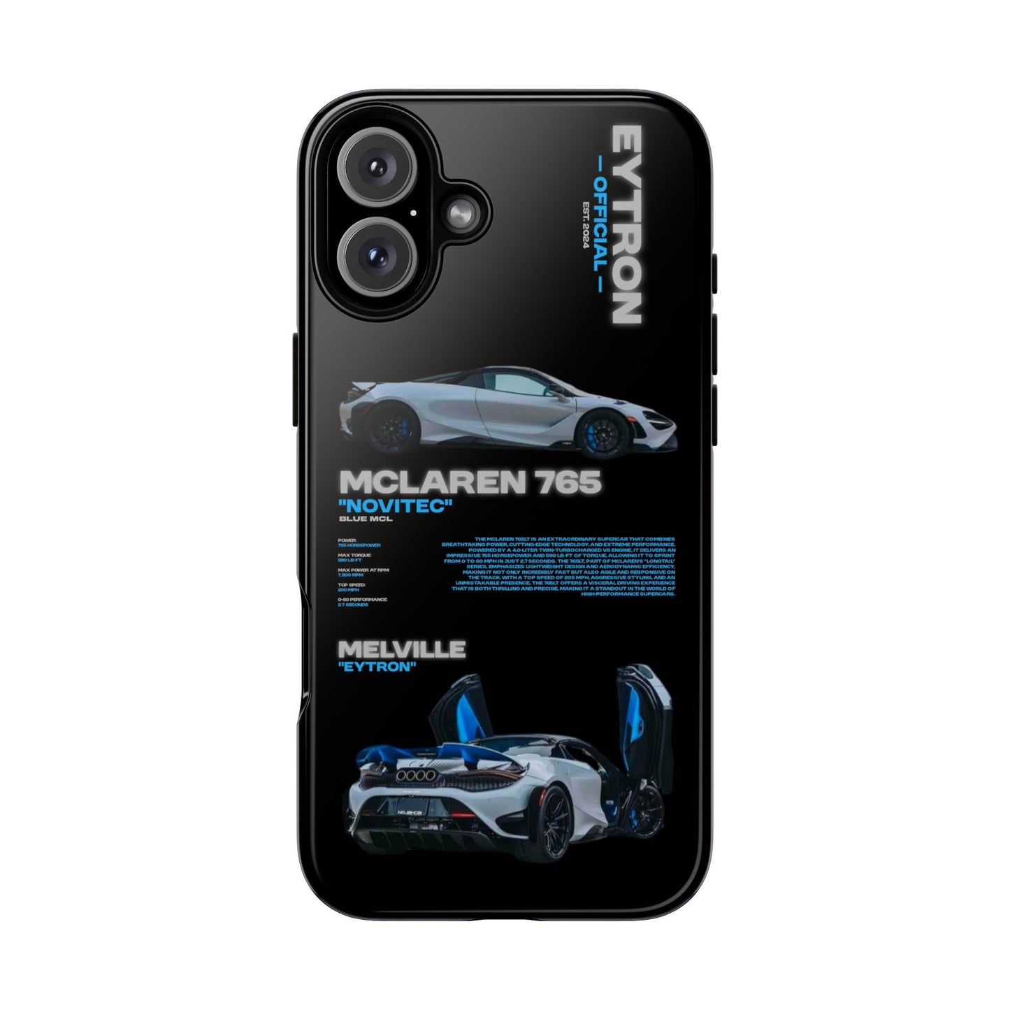 "Blue MCL" Sturdy Case