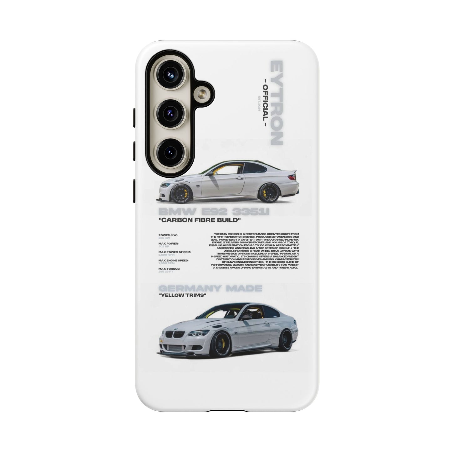 "Carbon E92" Sturdy Case