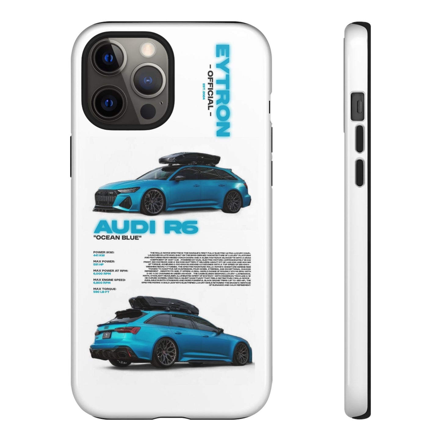 "Ocean Blue R6" Sturdy Case