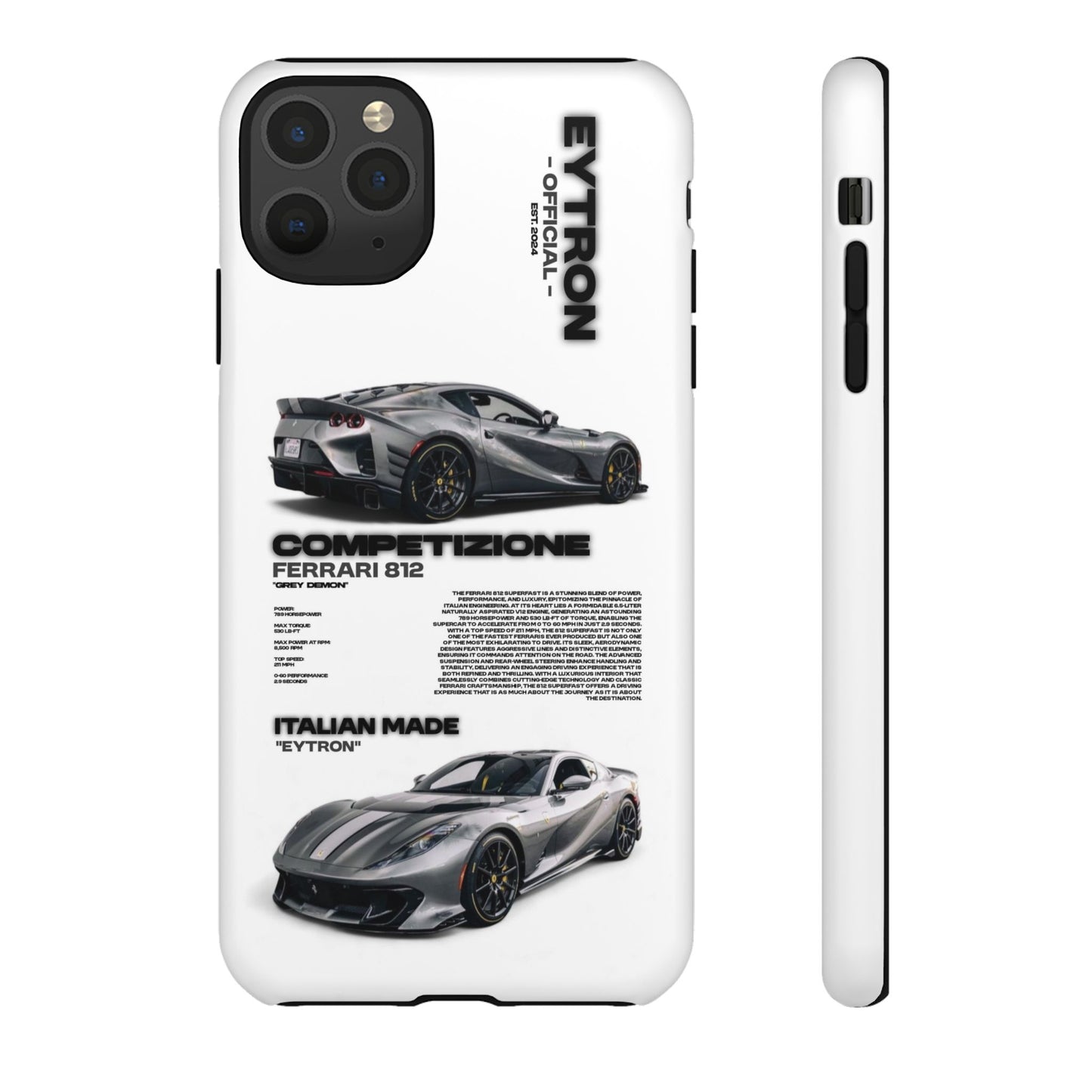 "Grey Demon" Sturdy Case
