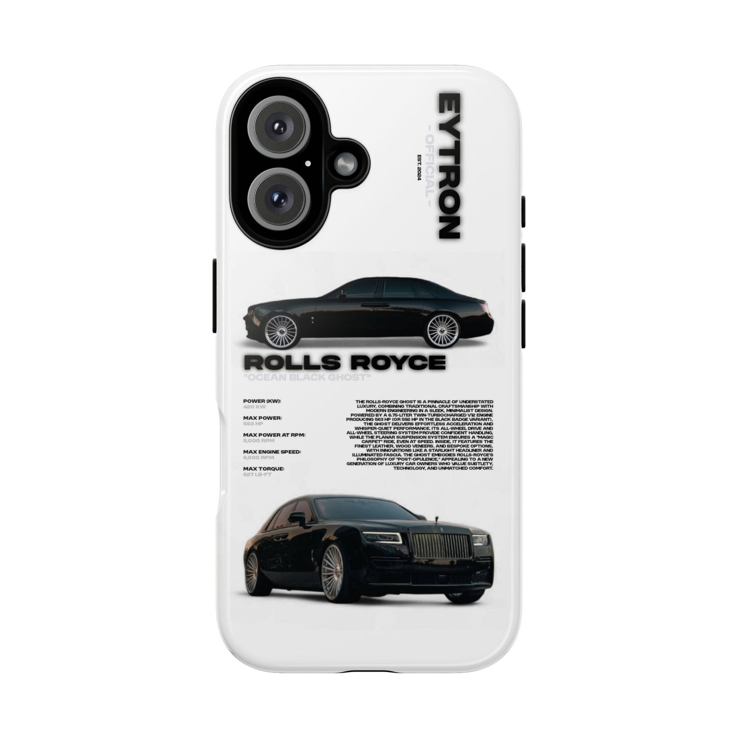 "Ocean Black Ghost" Sturdy Case