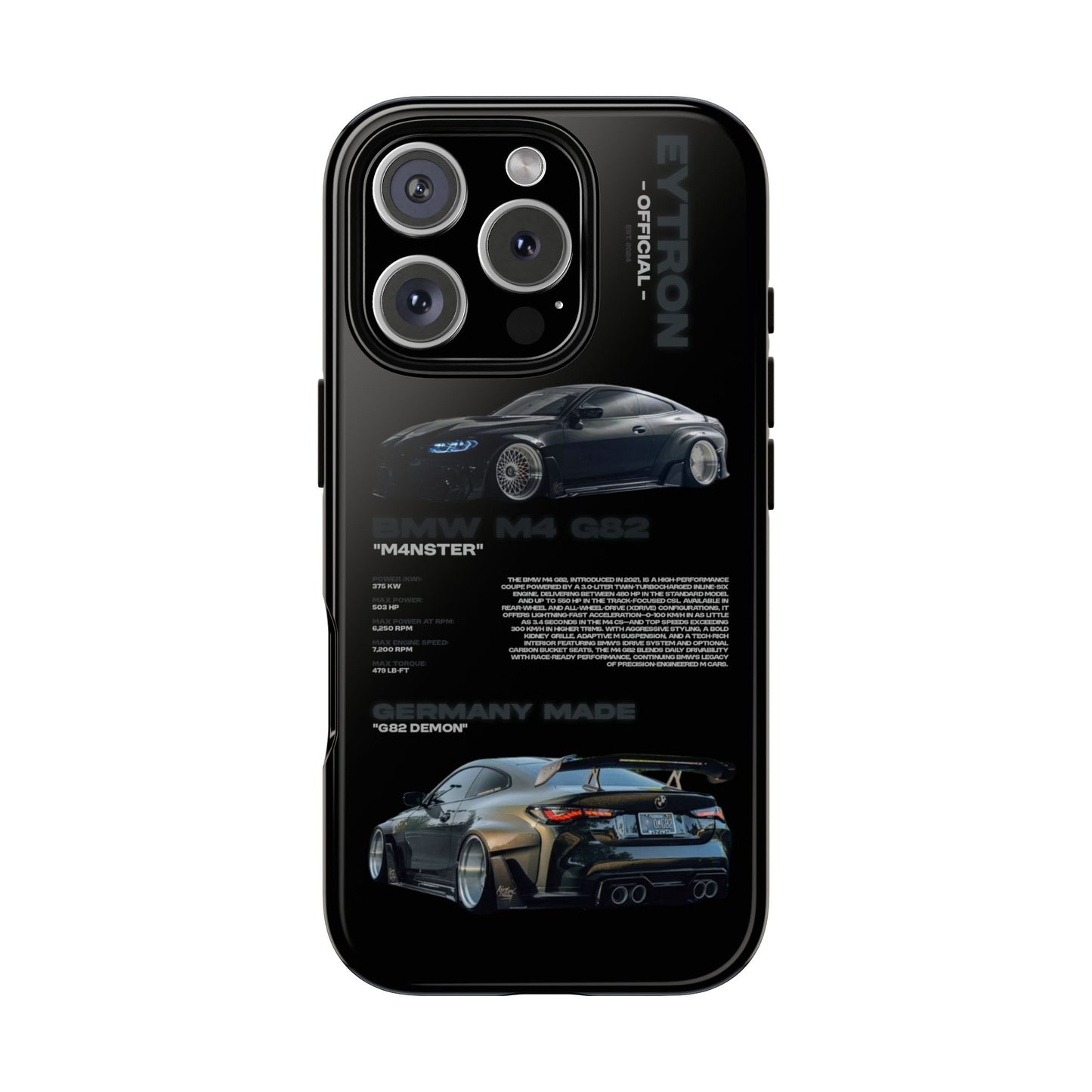 "M4nster" Sturdy Case