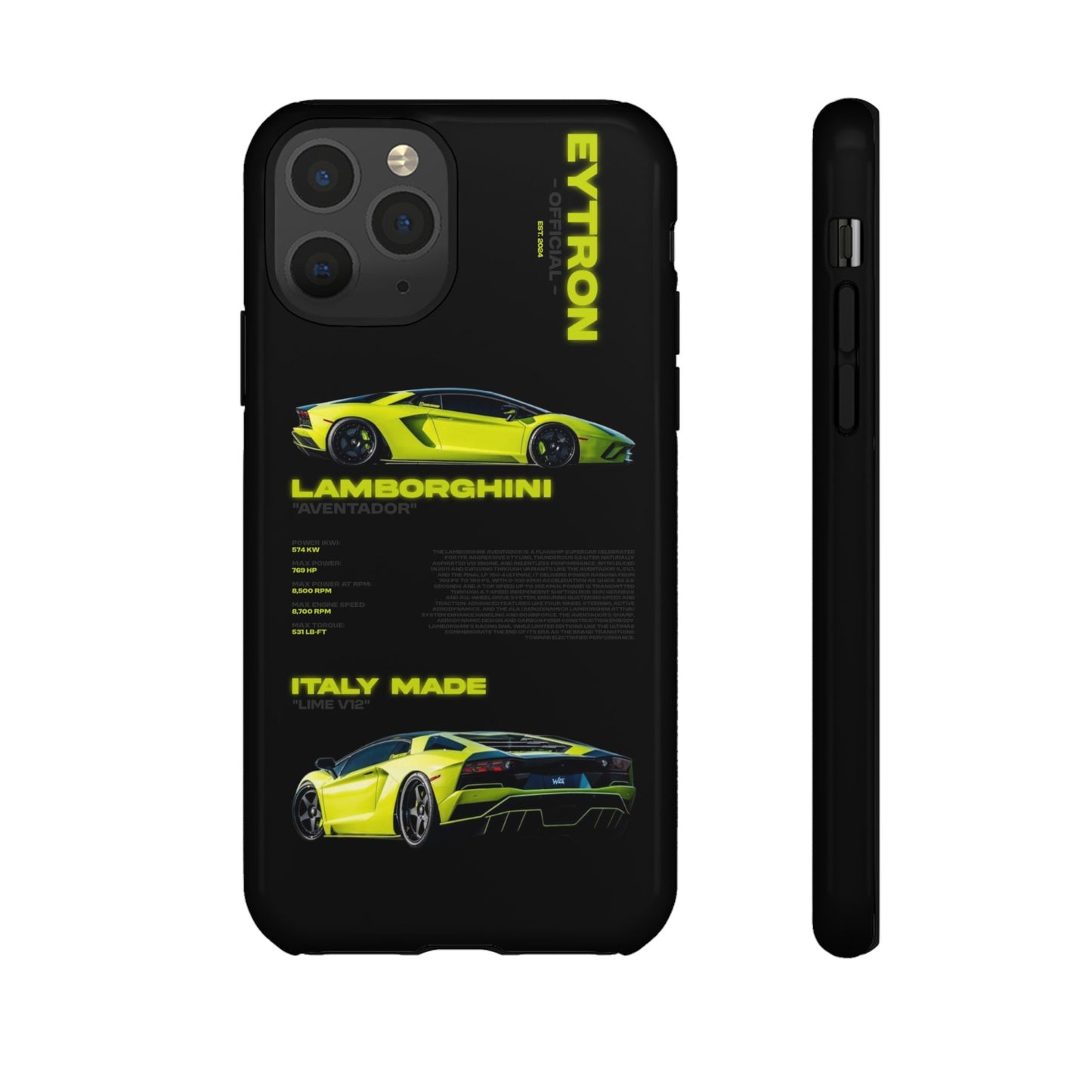 "Lime Bull" Sturdy Case