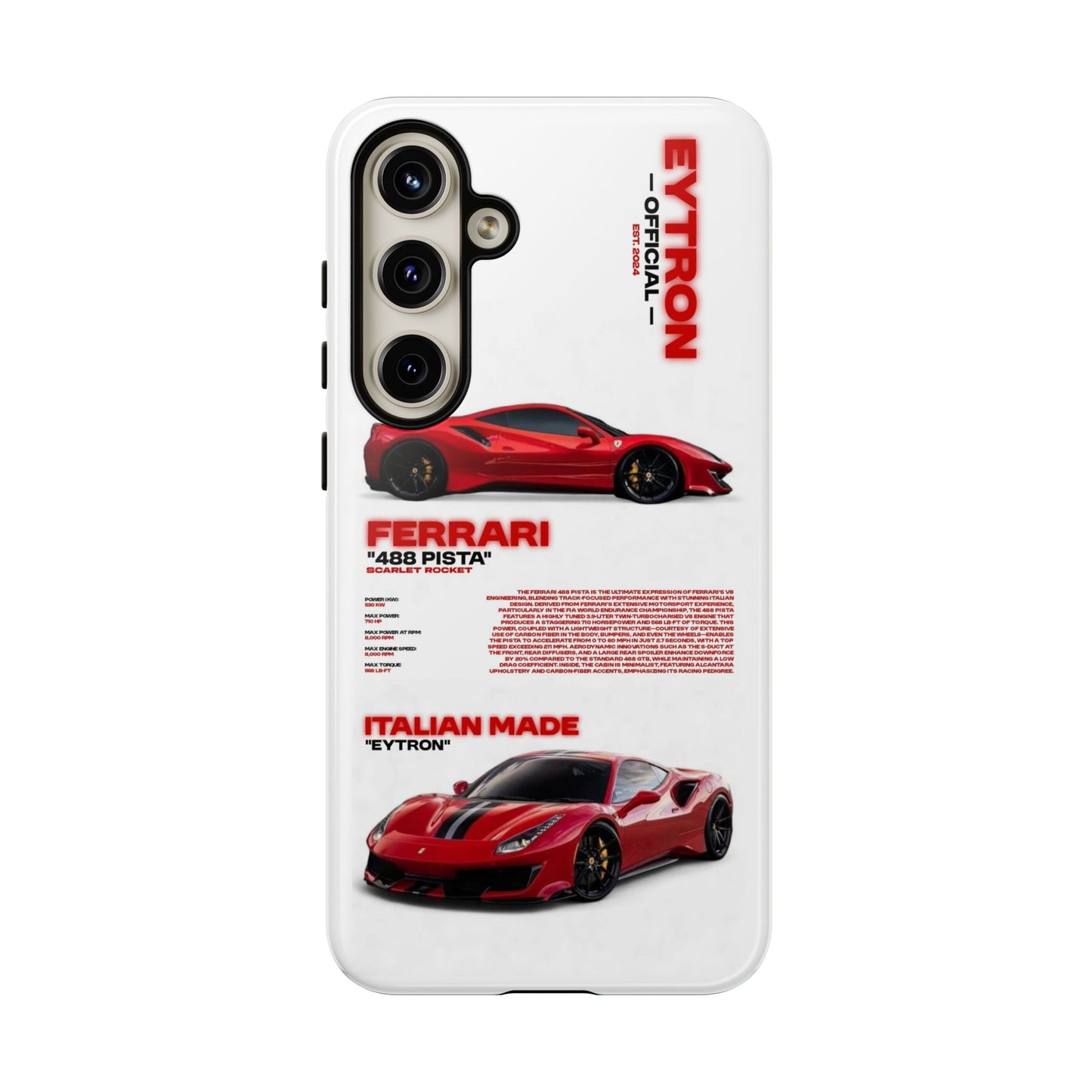 "Scarlet Rocket" Sturdy Case