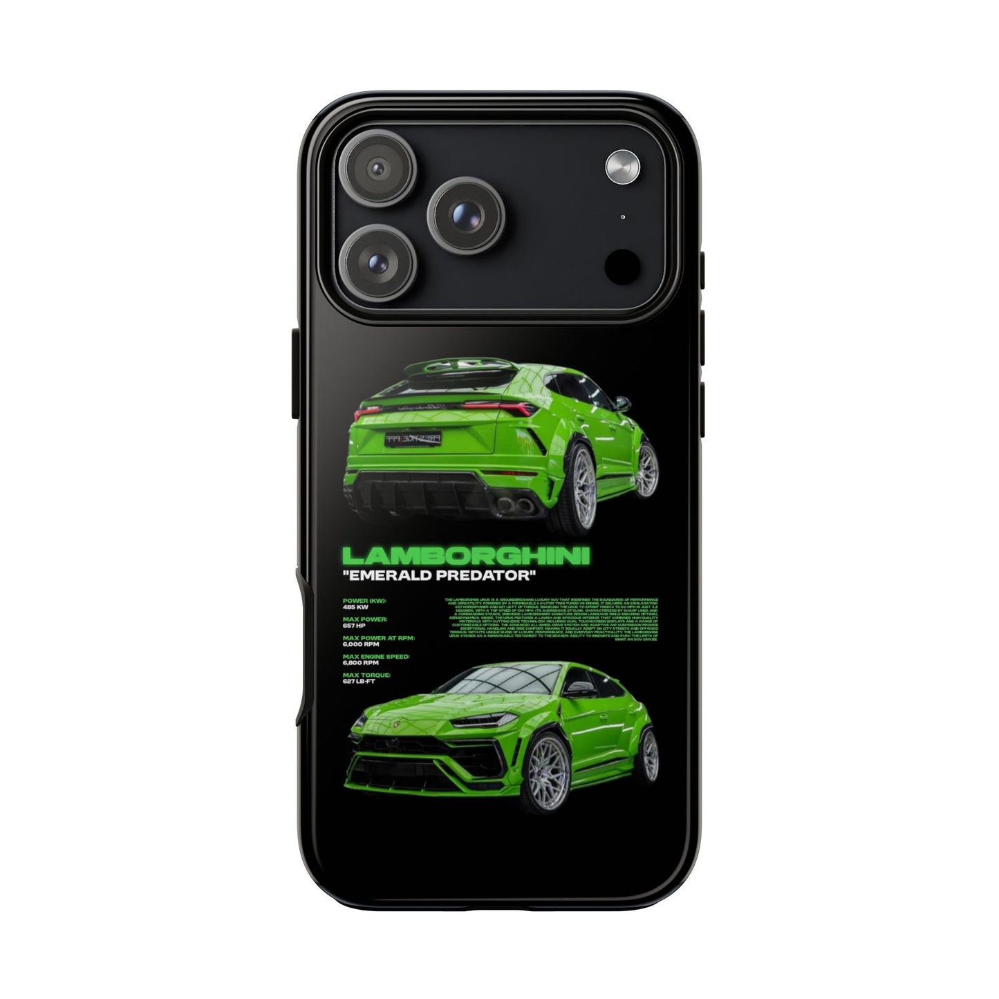 "Emerald Predator" Sturdy Case