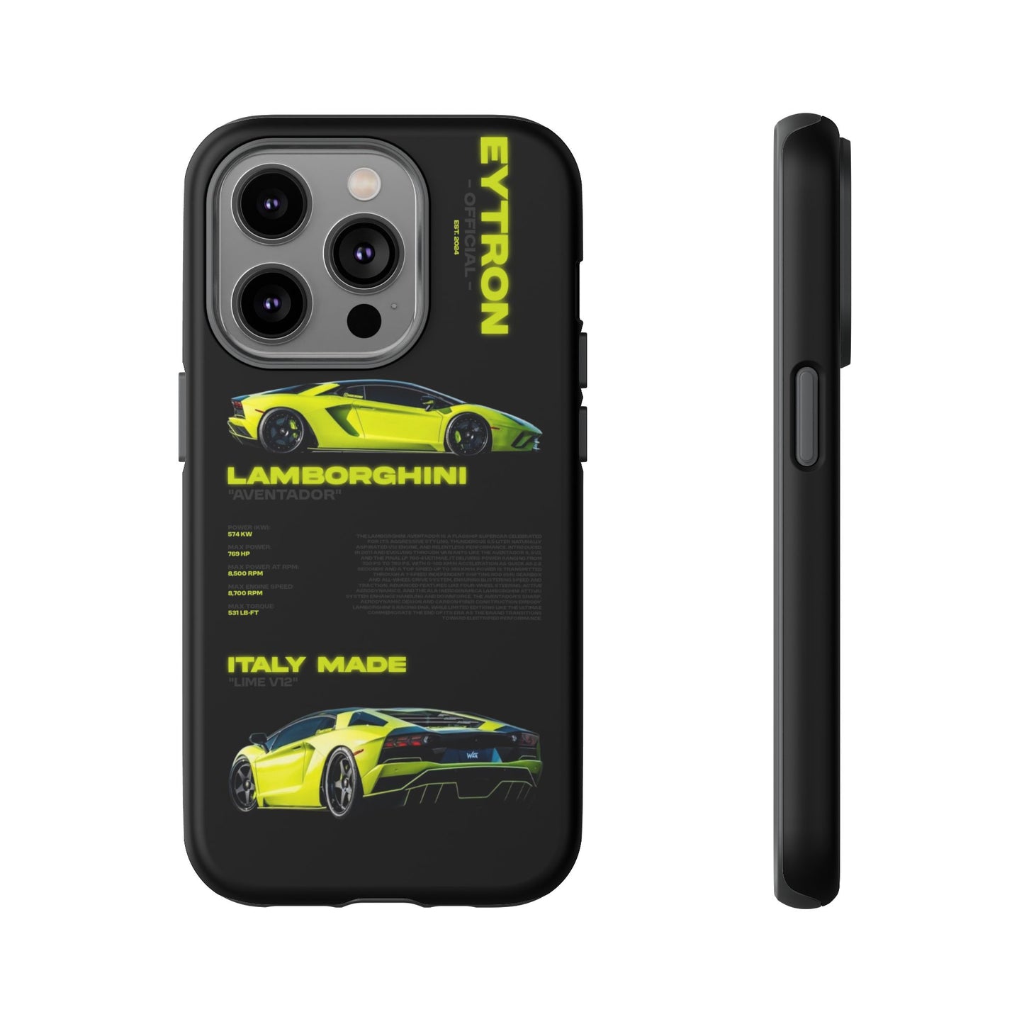 "Lime Bull" Sturdy Case