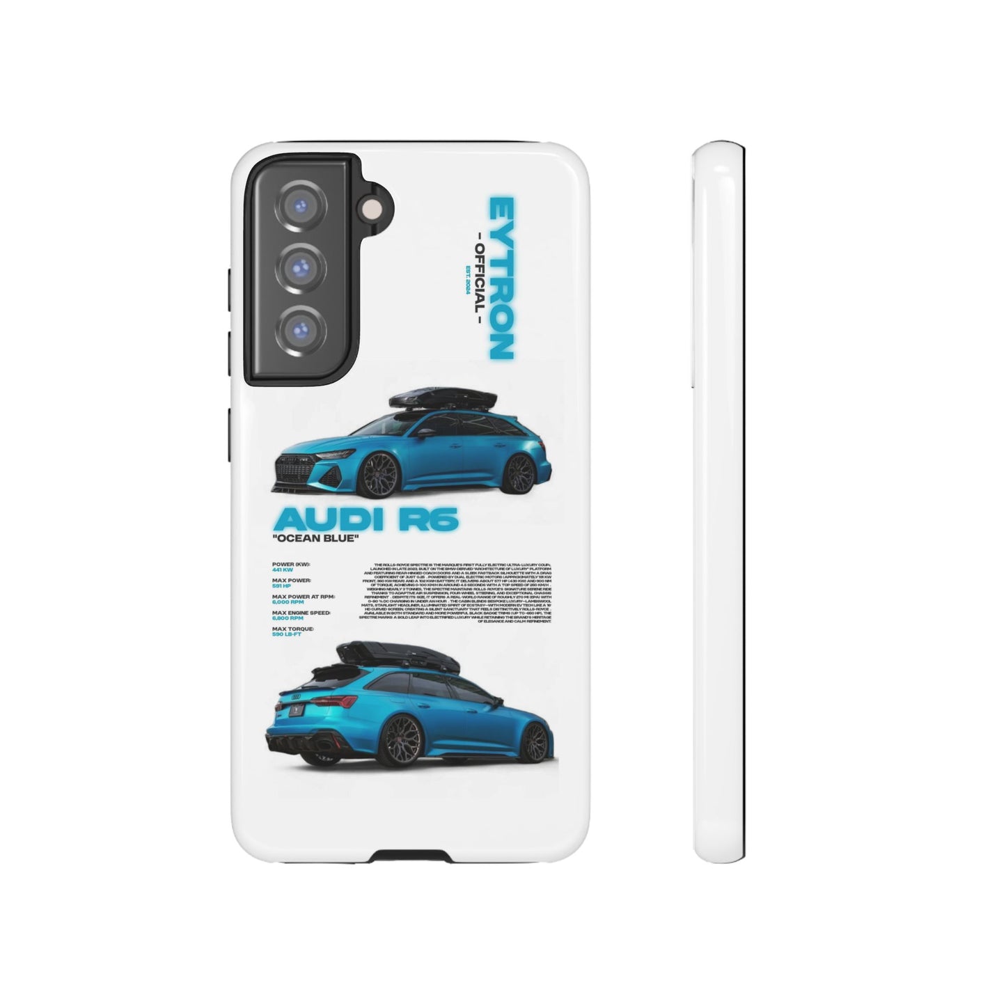 "Ocean Blue R6" Sturdy Case