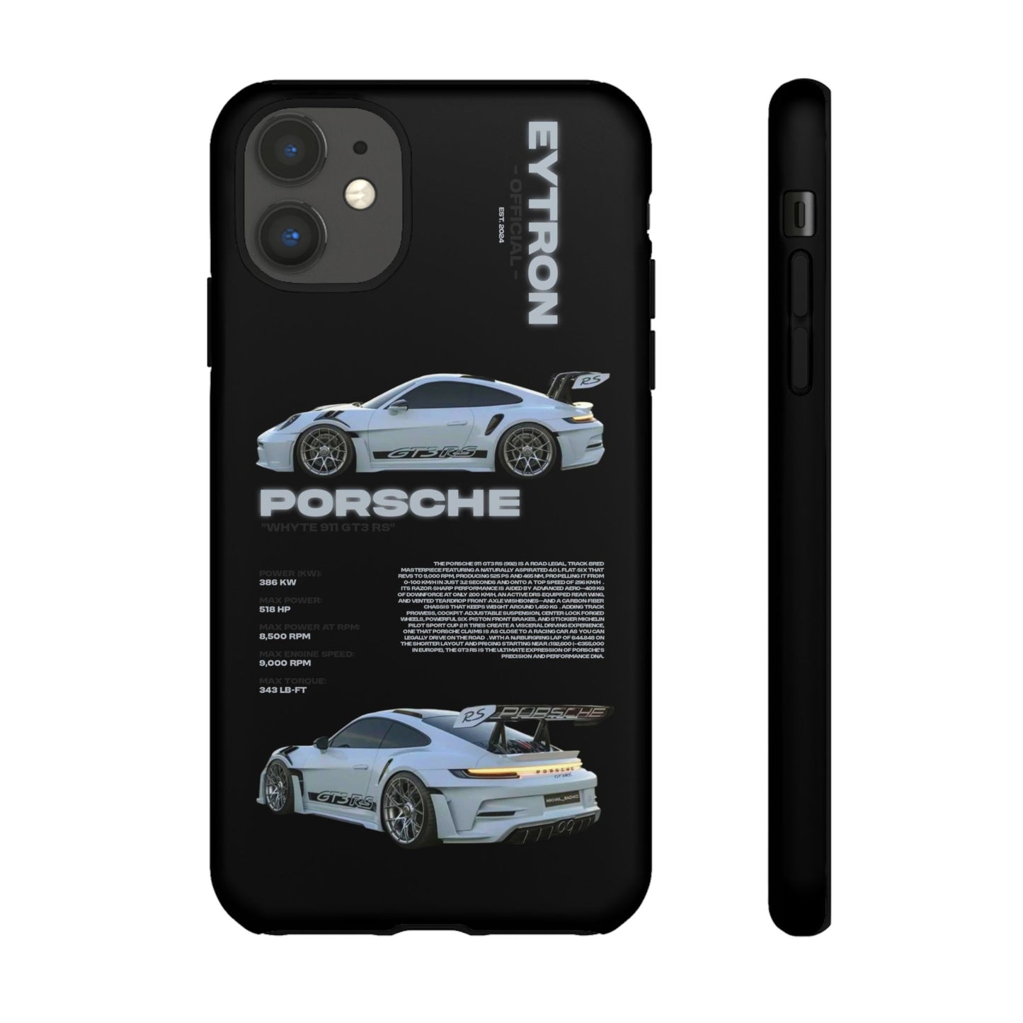 "Whyte 911 GT3 RS" Sturdy Case
