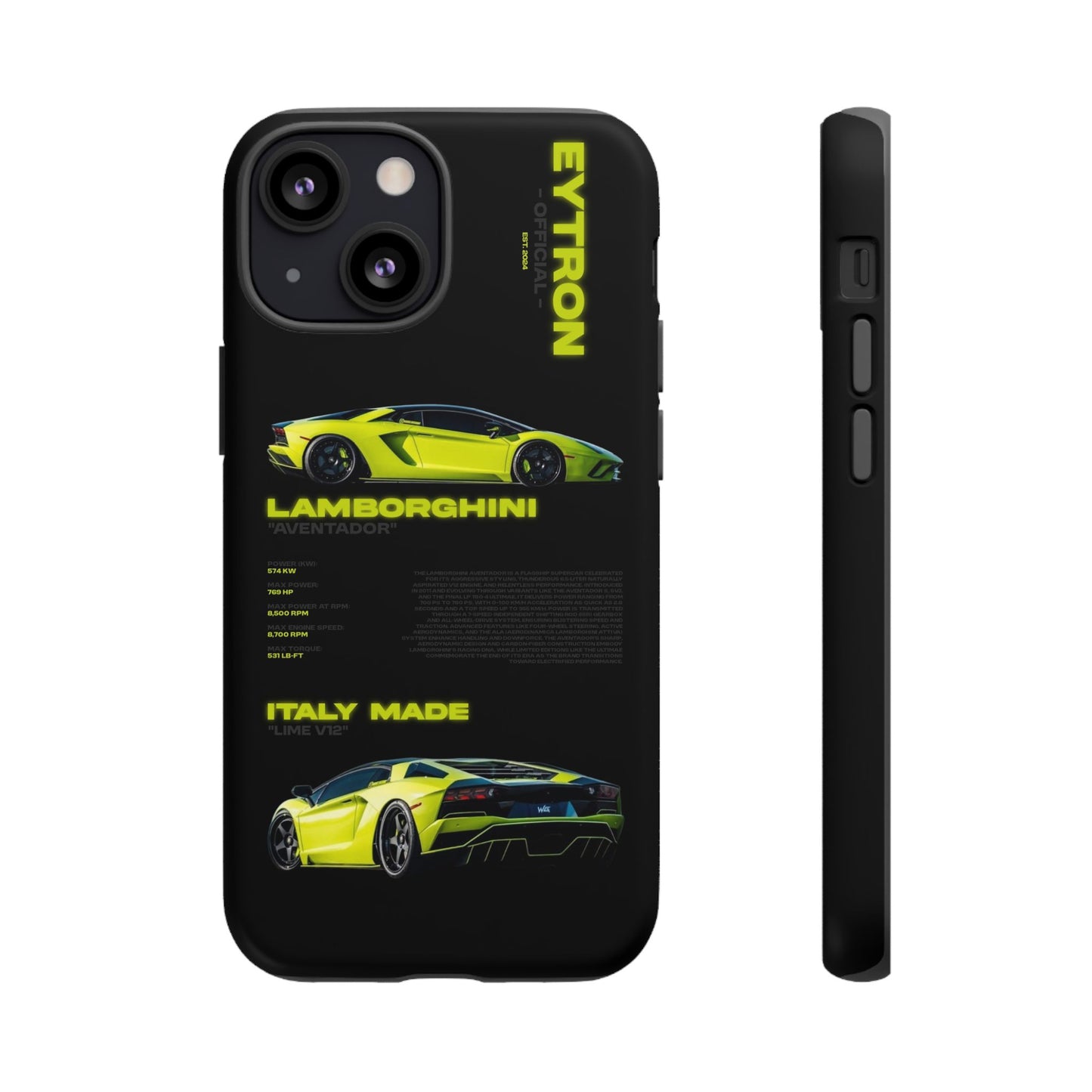"Lime Bull" Sturdy Case