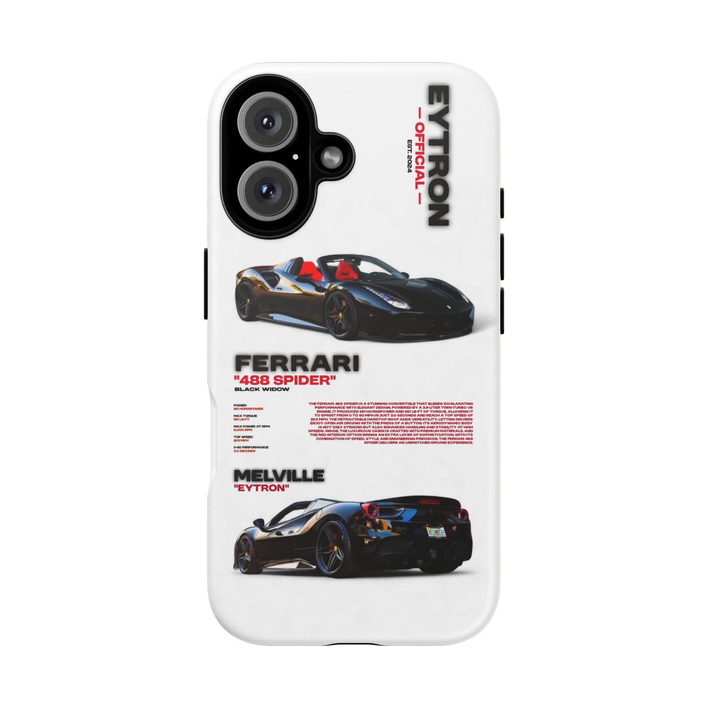"Black Widow" Sturdy Case