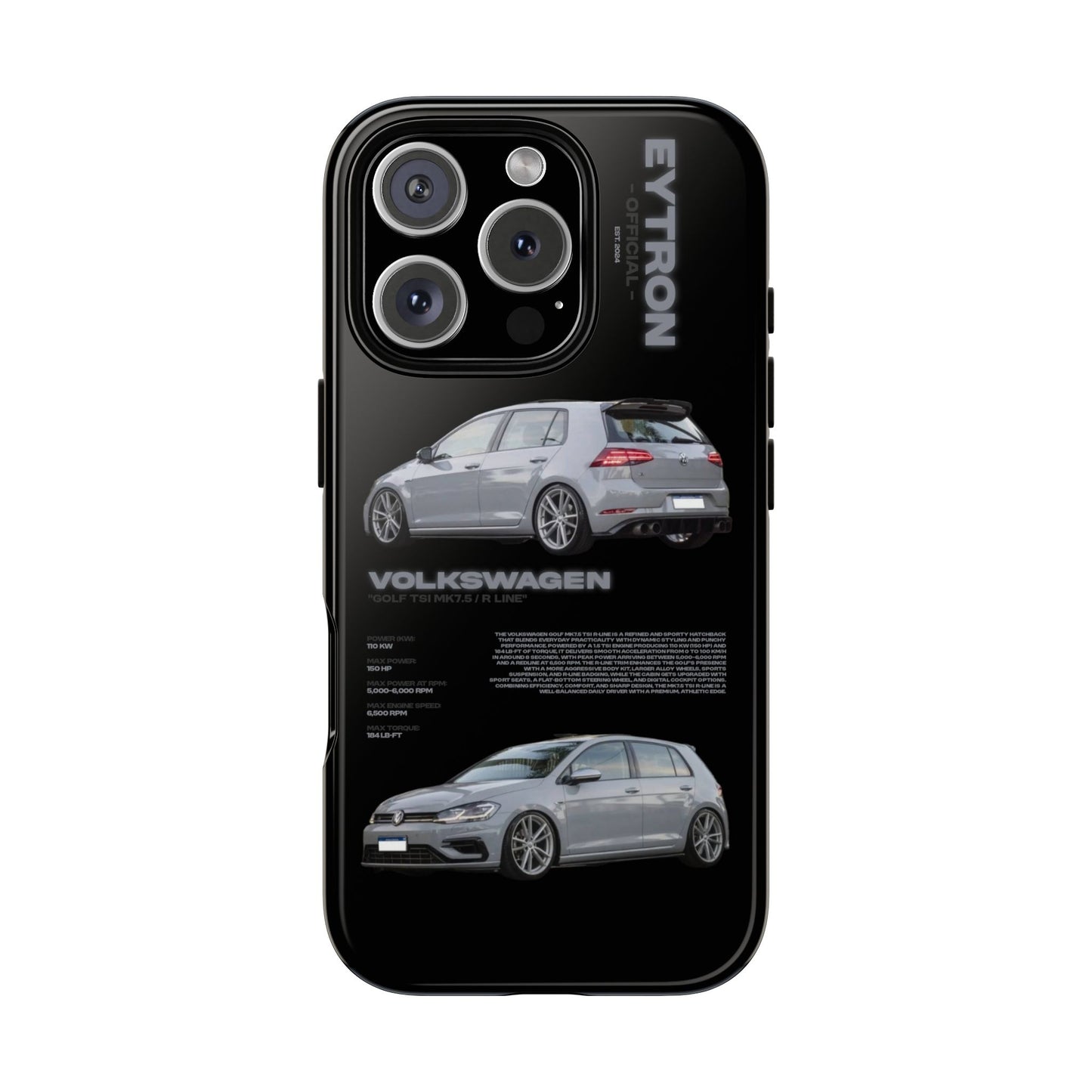 "Golf TSI MK7.5 / R Line" Sturdy Case