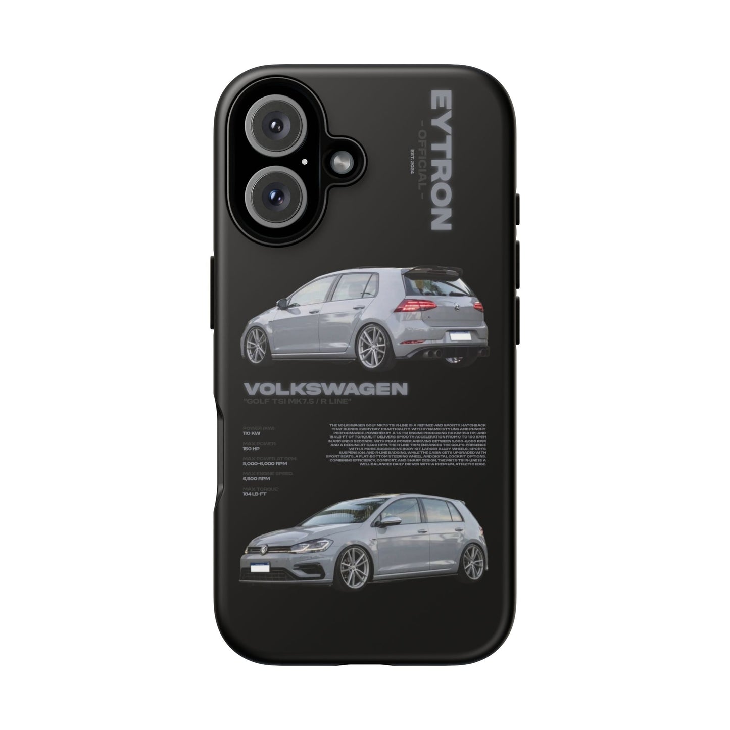 "Golf TSI MK7.5 / R Line" Sturdy Case