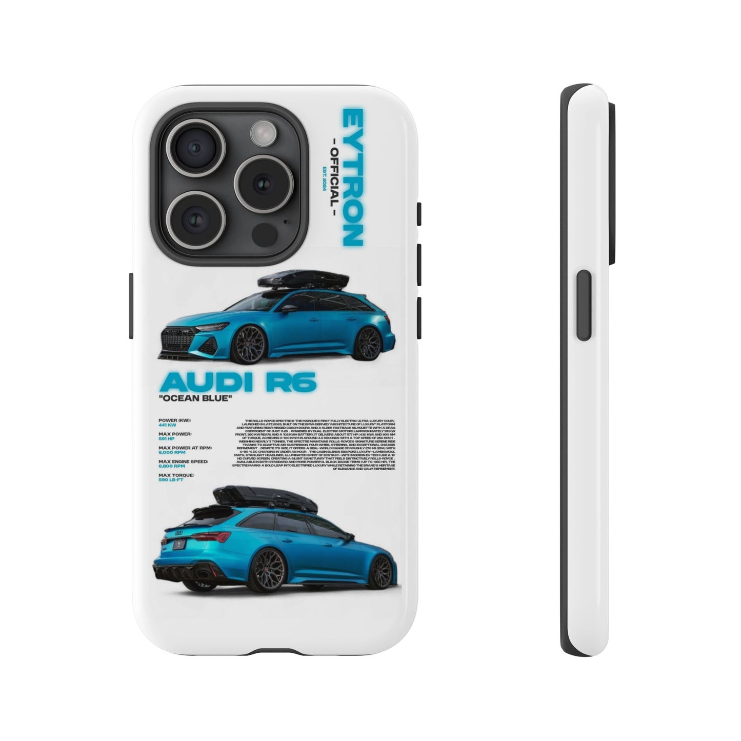 "Ocean Blue R6" Sturdy Case