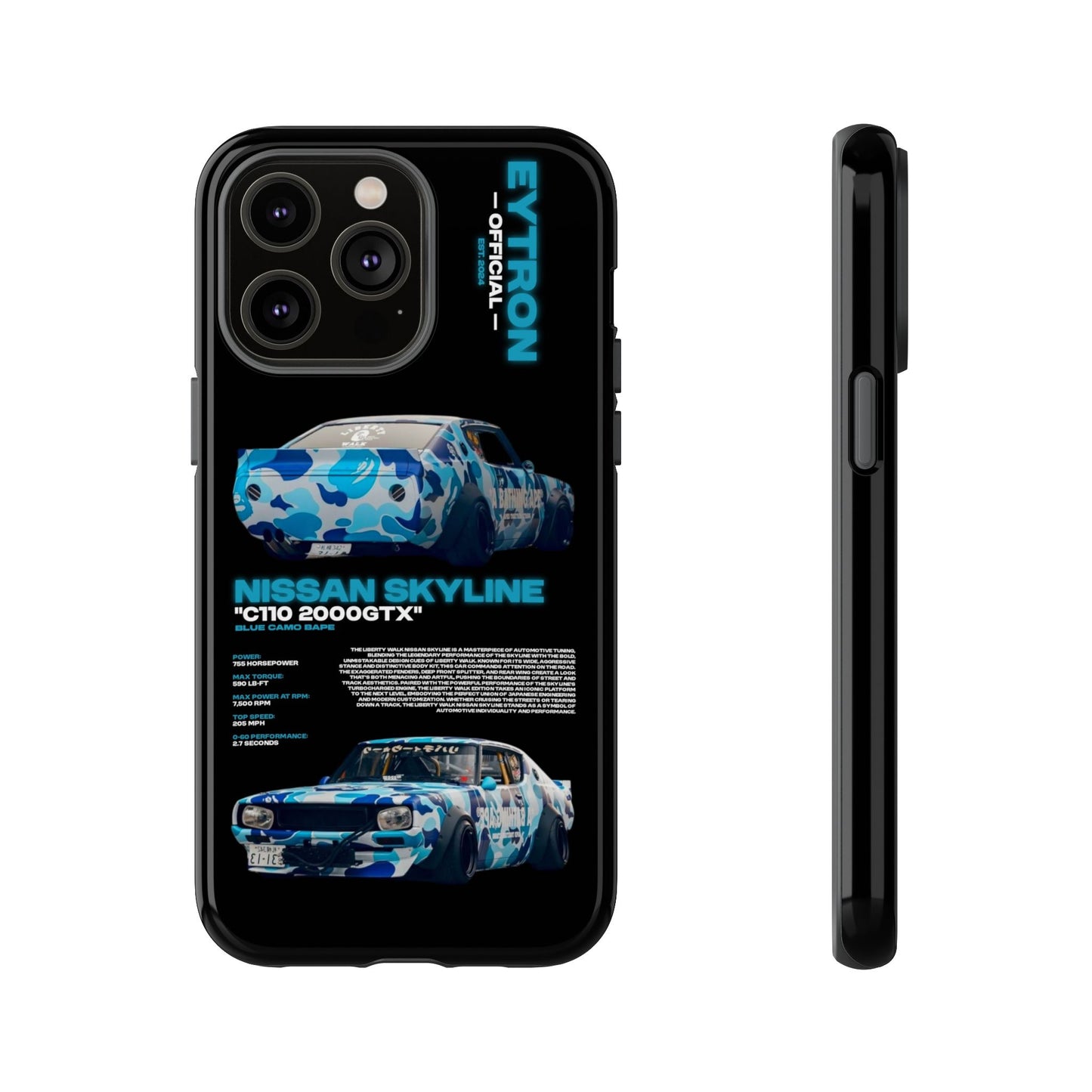 "Blue Camo Bape" Sturdy Case