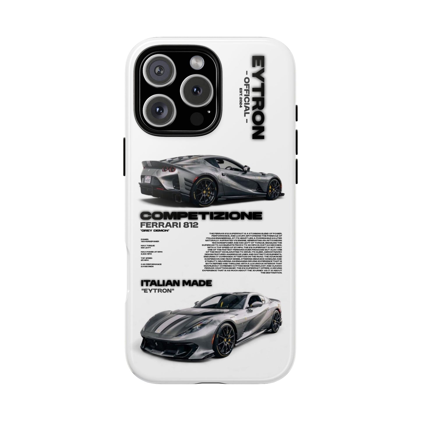 "Grey Demon" Sturdy Case