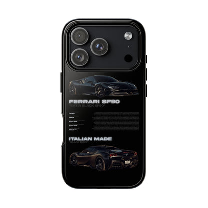 "Satin Black SF90" Sturdy Case