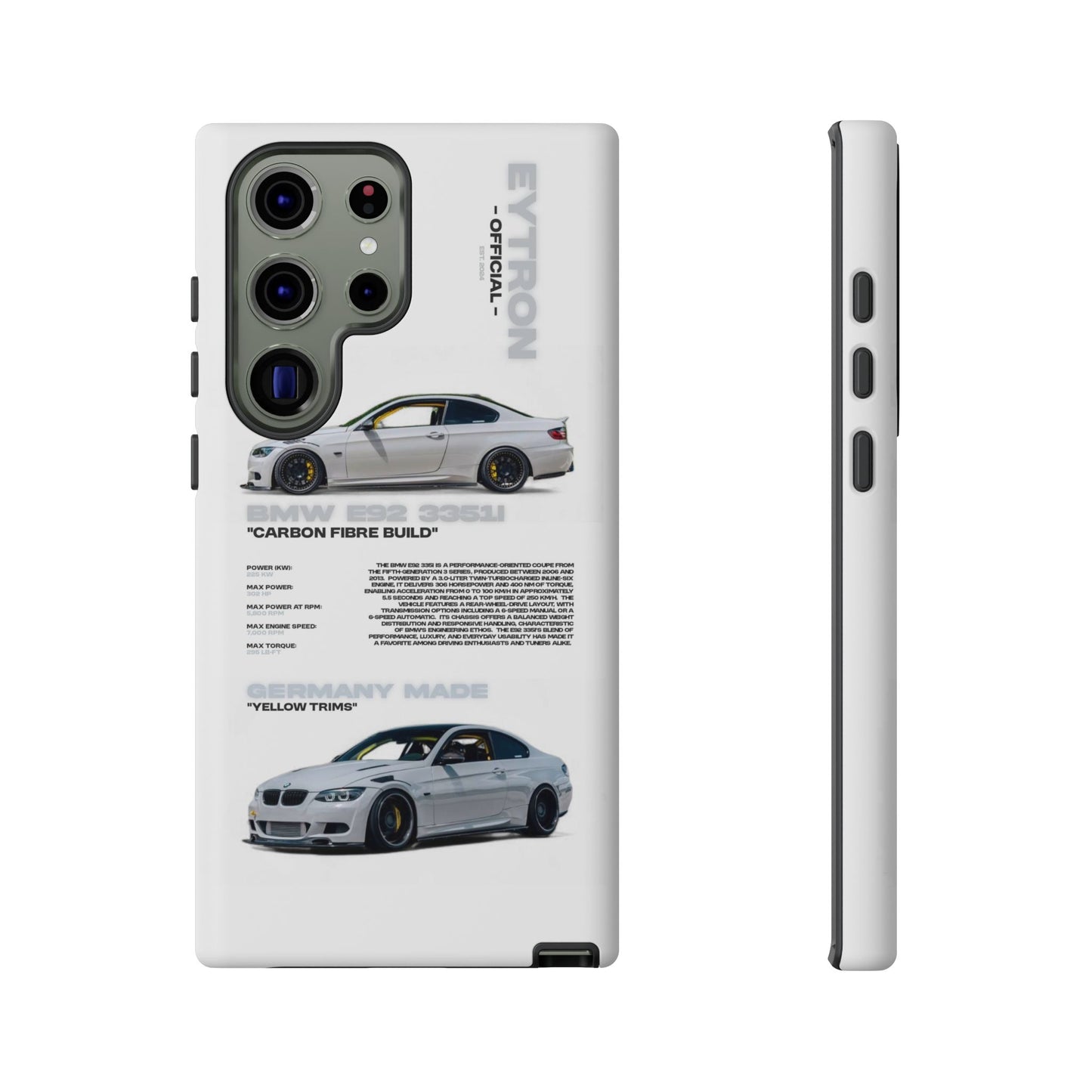 "Carbon E92" Sturdy Case