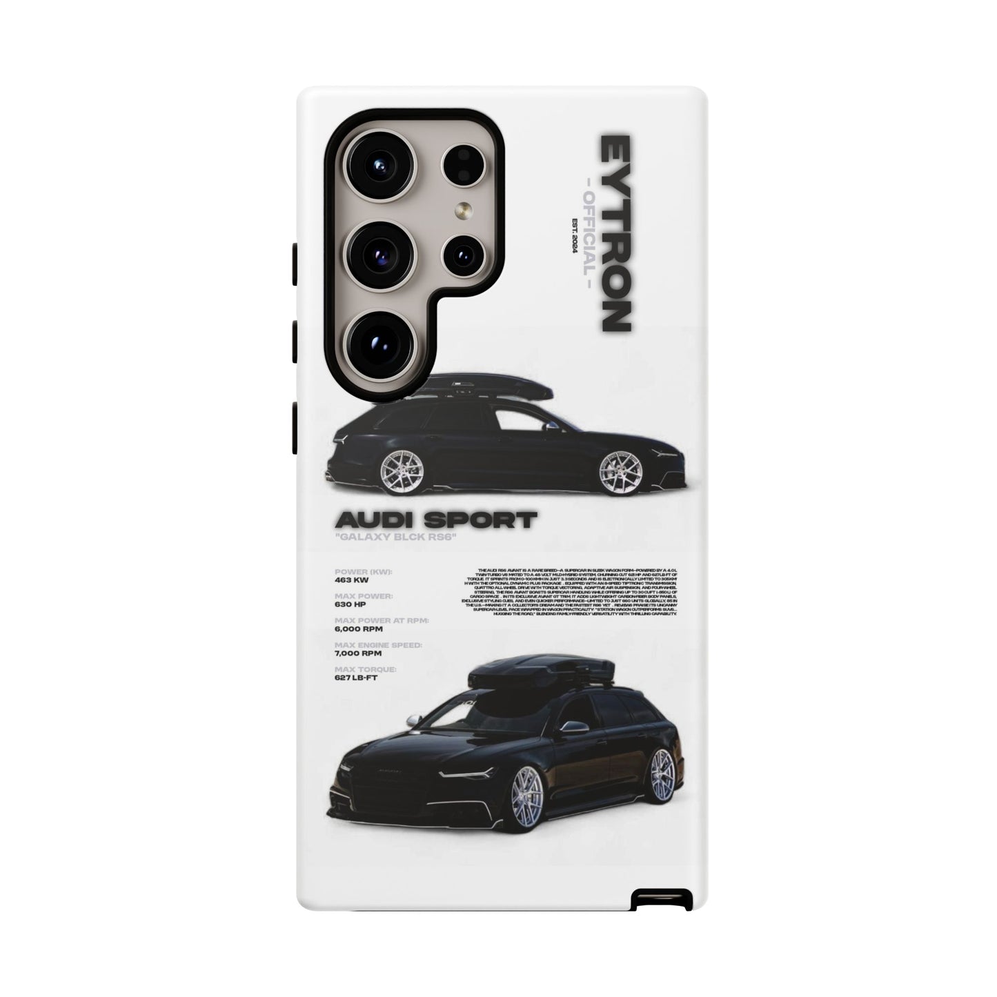 "Galaxy BLCK RS6" Sturdy Case