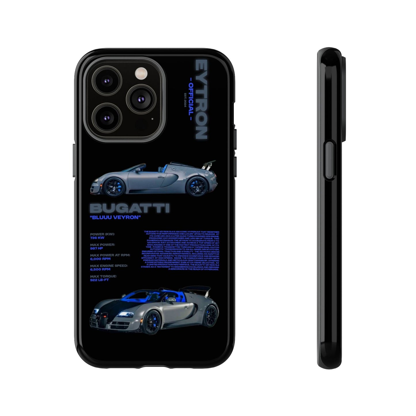 "Bluuu Veyron" Sturdy Case